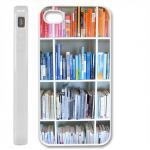 new Bookshelf case cover for iPhone 4 / 4s white